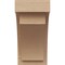Ekena Millwork 8"W x 8"D x 16"H Wide Rivera Rough Cedar Woodgrain TimberThane Corbel, Primed Tan CORUR08X08X16RIVRCPR - alternate 5
